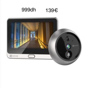 EZVIZ DP2C – Judas de Porte Connecté Sans Fil (Wire-Free Peephole Doorbell)